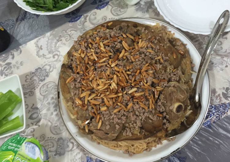 طريقة عمل مقلوبة الباذنجان باللحم على الطريقة الشامية