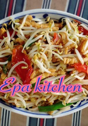 Foto resep Taoge tumis tempe (T3)