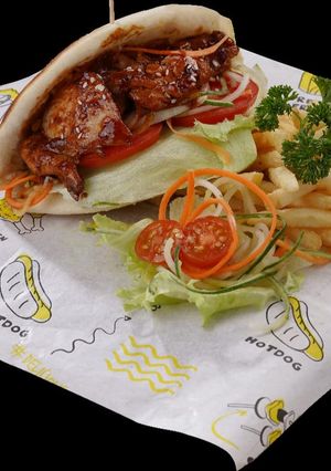 Foto resep Cuisine burger/mantao