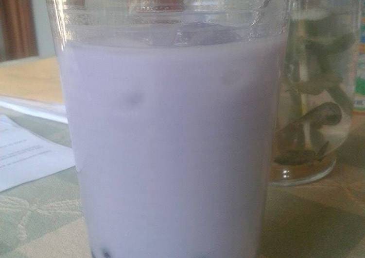 Easiest Way to Prepare Homemade Taro Bubble Tea