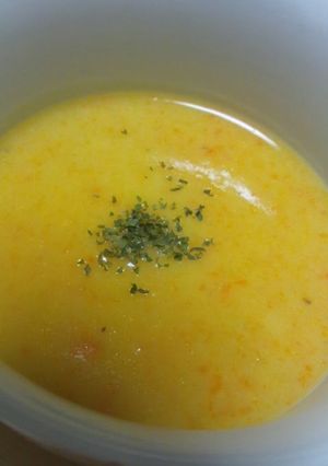 A picture of Comforting Sweet Potato Soup in a Flash.