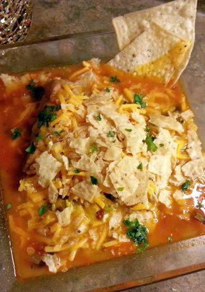 A picture of Southwest Chicken soup.