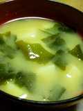Potato and Seaweed Miso Soup