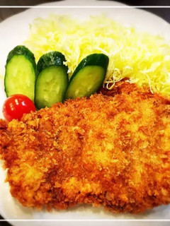 A picture of Cheese-Stuffed Pork Cutlets with Ginger Pork Slices.