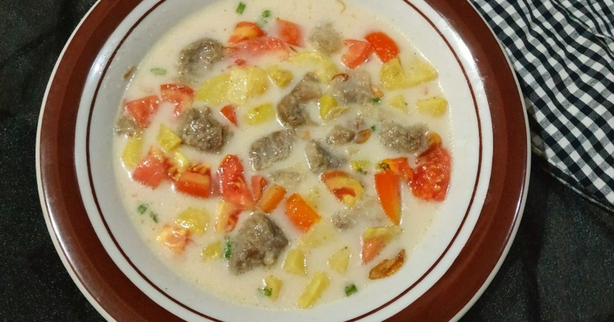 Soto Betawi Santan+Susu, enaakk😍😍