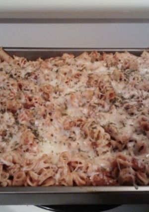 A picture of Chicken Baked Ziti.