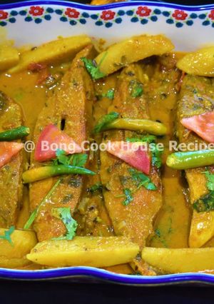 পমফ্রেট ঝোল (পম্পোনো) (pomfret jhol recipe in Bengali) রেসিপির প্রধান ছবি