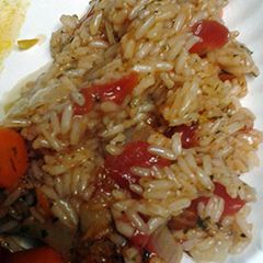 A picture of crusted rice.