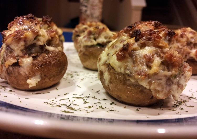 Recipe of Speedy Sausage Stuffed Mushrooms