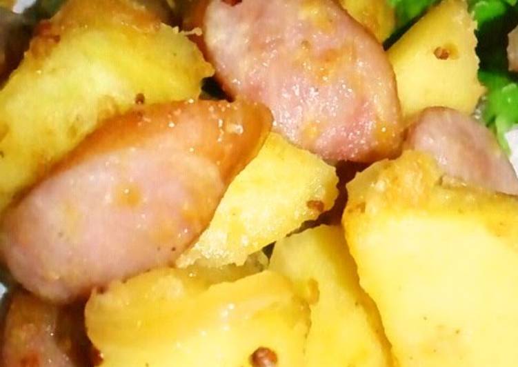 German Potato Salad with Sweet Potatoes