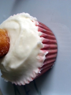 A picture of Doughnut cupcakes.