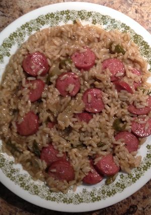 A picture of Polish Sausage Casserole.