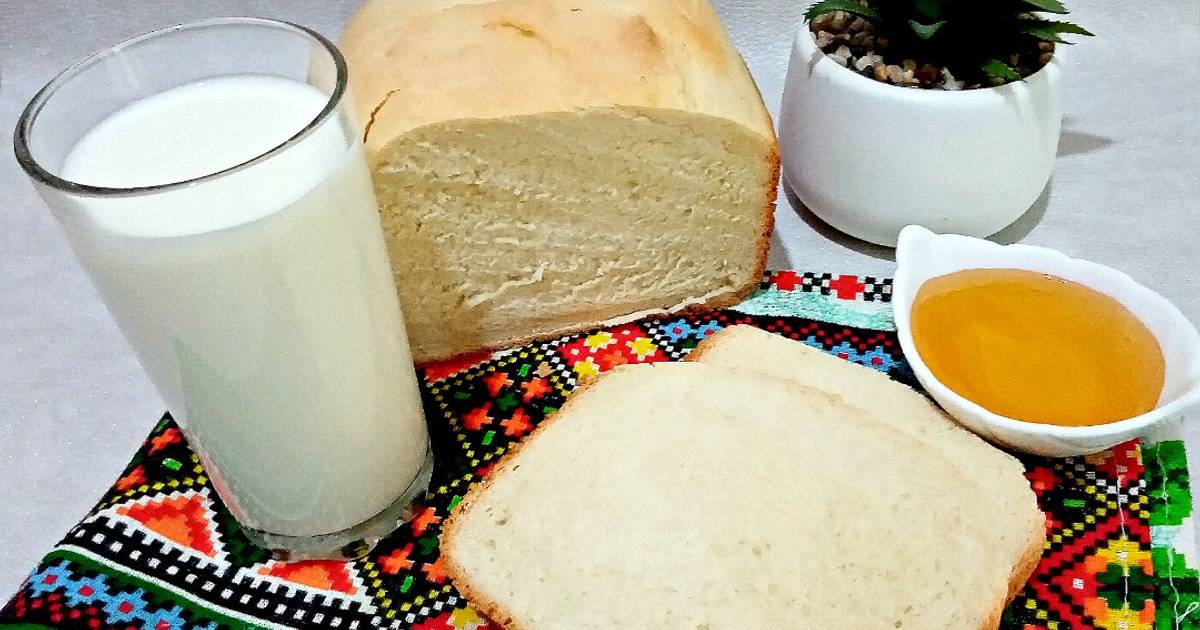 Белый хлеб с молоком рецепт