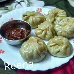 Momos without steamer A picture of Momos without steamer.