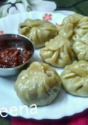 A picture of Momos without steamer.