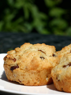 A picture of Sophie's brie and bacon muffins.