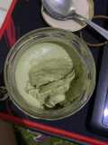 Matcha ice cream, tekstur seperti walls