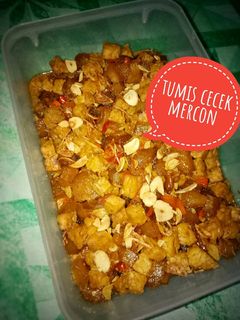 Foto resep Tumis cecek mercon #kitaberbagi