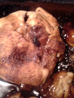 A picture of Apple dumplings.