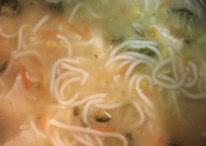 My chicken noodle soup