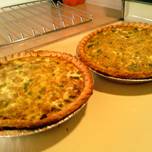 Laylah's Sausage and Peppers Quiche.