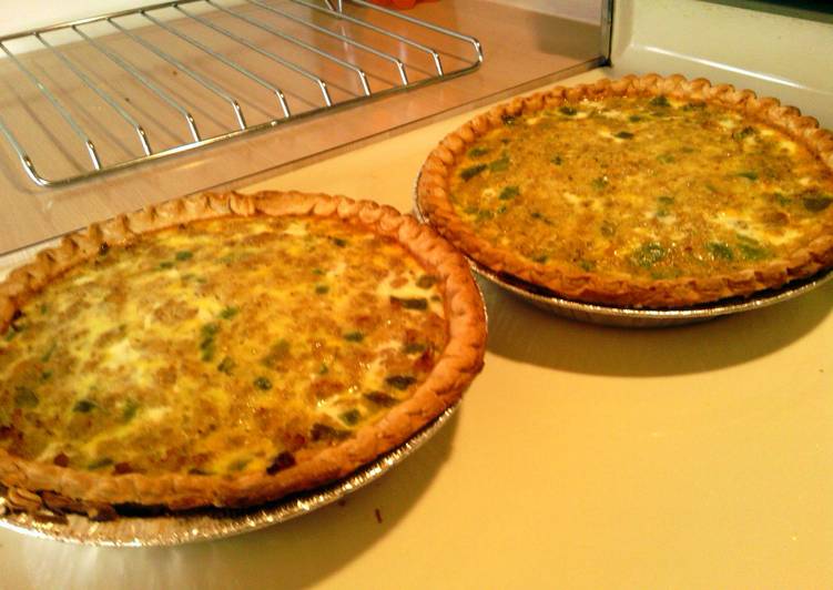 Recipe of Delicious Laylah's Sausage and Peppers Quiche.