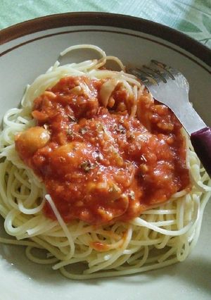 Foto resep Spaghetti w/ Bolognese Sauce (Homemade)