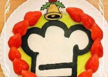 How to Make Delicious Cookpad Logo Christmas Wreath Cake