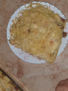 صورة لوصفة سباغيتي بصوص بيشاميل وتونة