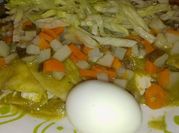 Una foto de enchiladas de huevo