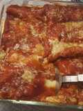 Lasagna de langostinos