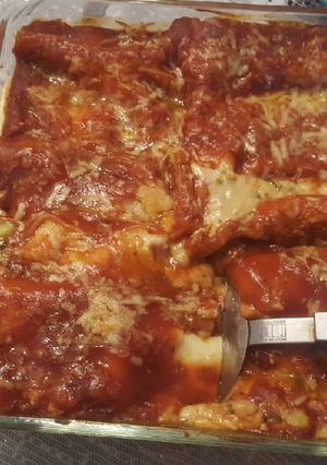 Una foto de Lasagna de langostinos