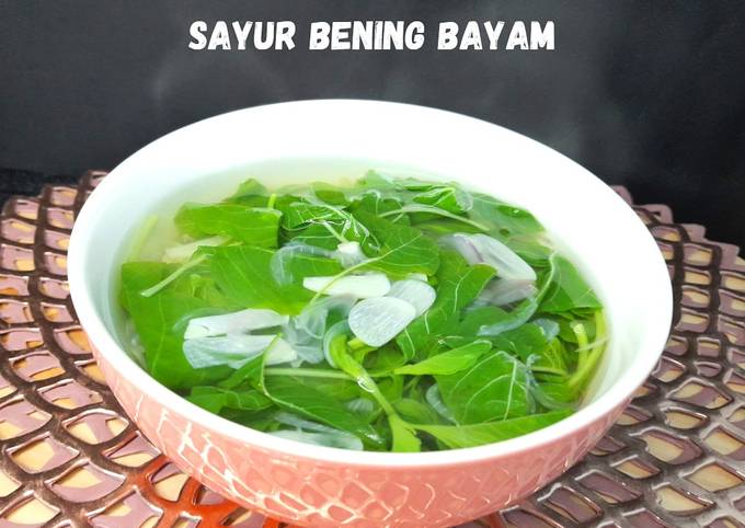 Resep Sayur Bening Bayam Praktis Enak Oleh Dapur Ory Cookpad