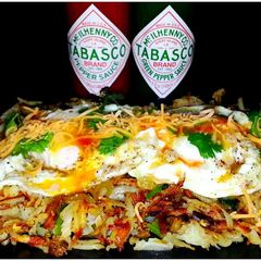 A picture of Mike's Green Chile Hangover Hash.