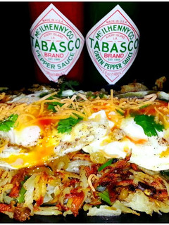 A picture of Mike's Green Chile Hangover Hash.