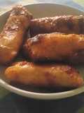 Sweet Banana Spring Rolls