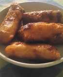Sweet Banana Spring Rolls