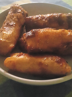 A picture of Sweet Banana Spring Rolls.