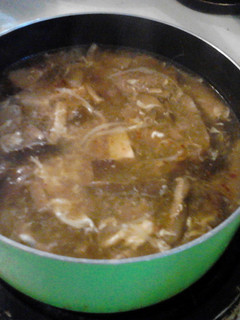 A picture of Hot and Sour Soup.