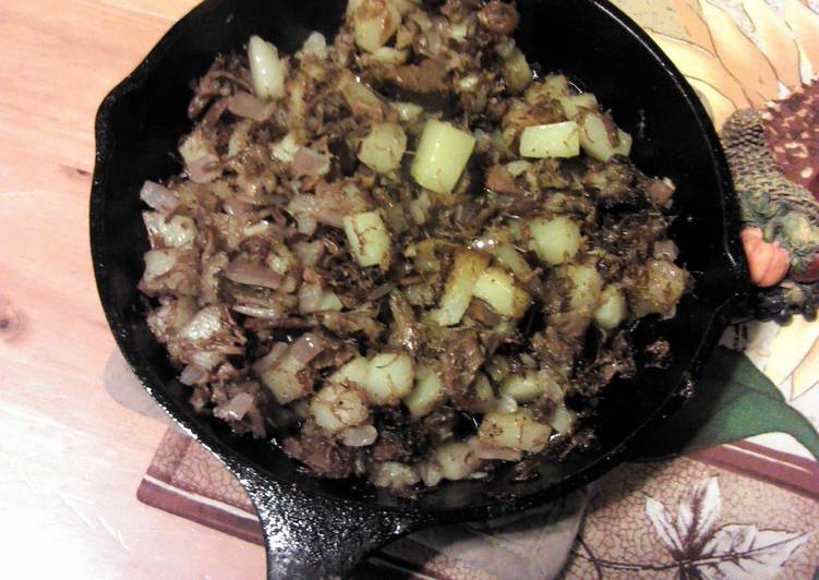 Steps to  Roast Beef Hash:-) :-)