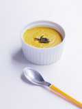 Kabocha Squash Pudding for Halloween