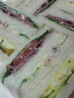A picture of The Cut Edges Are The Key: Beautiful Sandwiches.