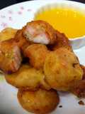 Beer Batter Prawn With Sauce Orange