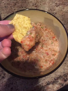A picture of Easy Homemade Salsa.