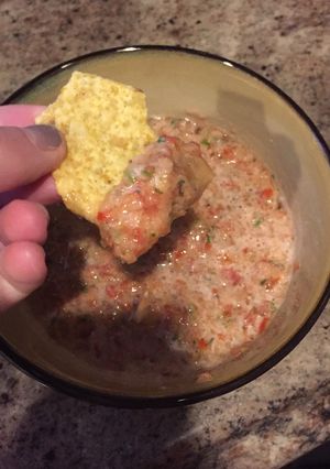 A picture of Easy Homemade Salsa.
