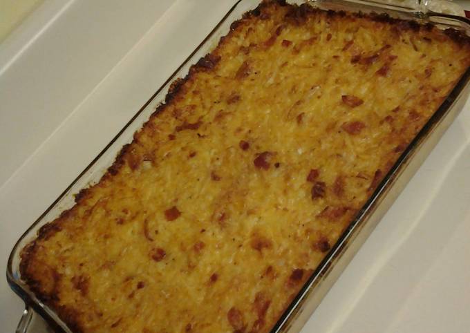 Recipe of Super Quick Homemade Mrs. Bell&#39;s Hashbrown Casserole