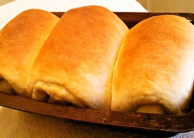 Recipe of Perfect Easy Homemade Bread Loaf Made in a 100 Yen Poundcake Pan