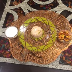 A picture of Navratri saymak rice.