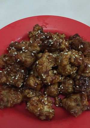 Foto resep Ayam goreng saus madu
