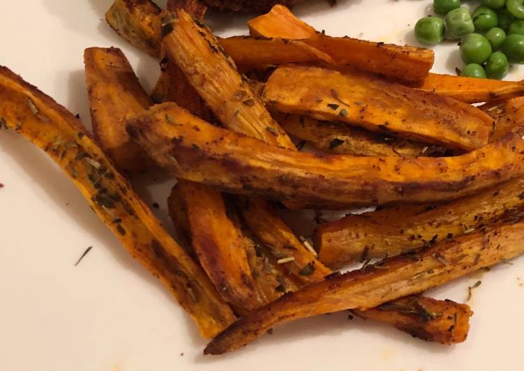 Recipe of Any-night-of-the-week Sweet potato chips